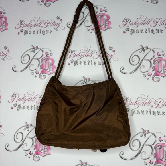 SAND N SUN purse bag boho beaded sequins brown blue orange buttons hippie strap - Picture 9 of 10